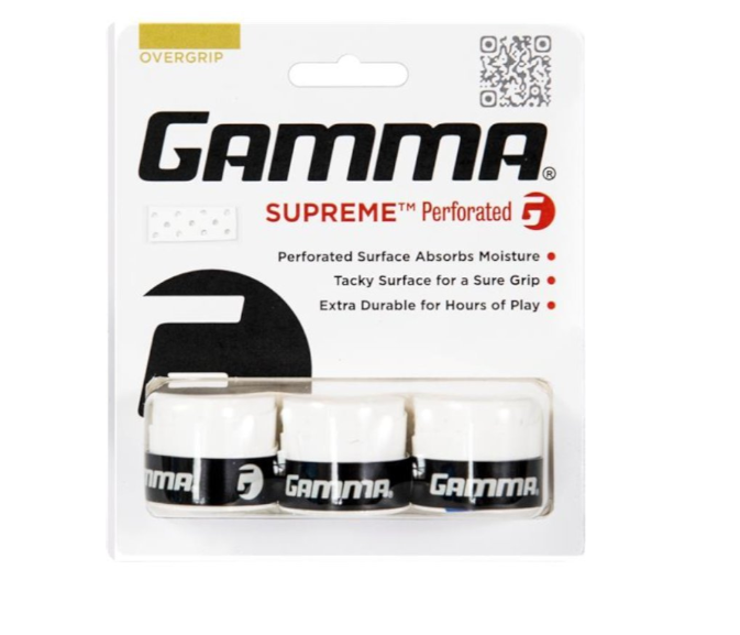Gamma Supreme Perforated Overgrip 3-pack