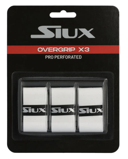 OVERGRIP SIUX PRO PERFORATED X3 BLANCO